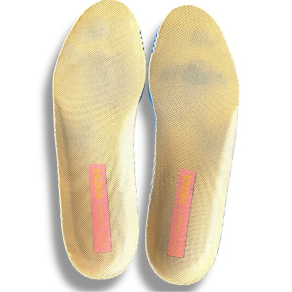 HOKA ONE ONE Bondi 8 Blue Summer Song Blue Yellow Country Air Size 9B - Picture 4 of 7